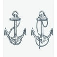 thumbnail image 3 of Ambesonne Anchor Duvet Cover Sets, Vintage Sketch of Anchor, 2-Queen, Dark Teal White, 3 of 7