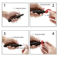 thumbnail image 4 of Elektrisk fil, elektrisk nagelfil, 6 delar ingår Rosa, 4 of 5