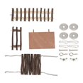 thumbnail image 1 of Hamster Wooden Playing Platform Log Durable Teeth Grinding Platform Ramps Playground Toys for Mouse Dwarf Hamster, 1 of 2