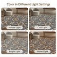 thumbnail image 7 of ODIKA 2'x3' Ultra-Soft Accent Mat, Mosaic Interlocking Motif Livingroom Playroom Brushstroke Abstract Boho Refined None Washable, Bare feet friendly, Easy Care Indoor rug for Bedside, Footrest, 7 of 7