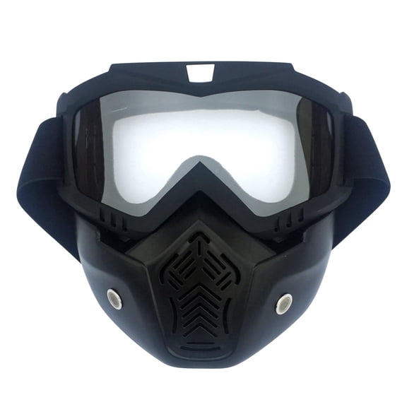 Motorcycle Face Mask Full Face,Dirt Bike Goggles Motocross,ATV,Offroad,Riding Racing Windproof Goggles for Men Women,Full Face Mask Motorcycle Helmet
