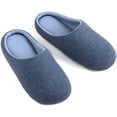 thumbnail image 1 of Slack Men's Daniel Waffle Knit Memory Foam Scuff Slipper, 1 of 7