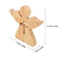 thumbnail image 2 of HOMEMAXS Delicate Angel Statue for Home Use Khaki Color Synthetic Material Office Ornament 4.5 inches, 2 of 8