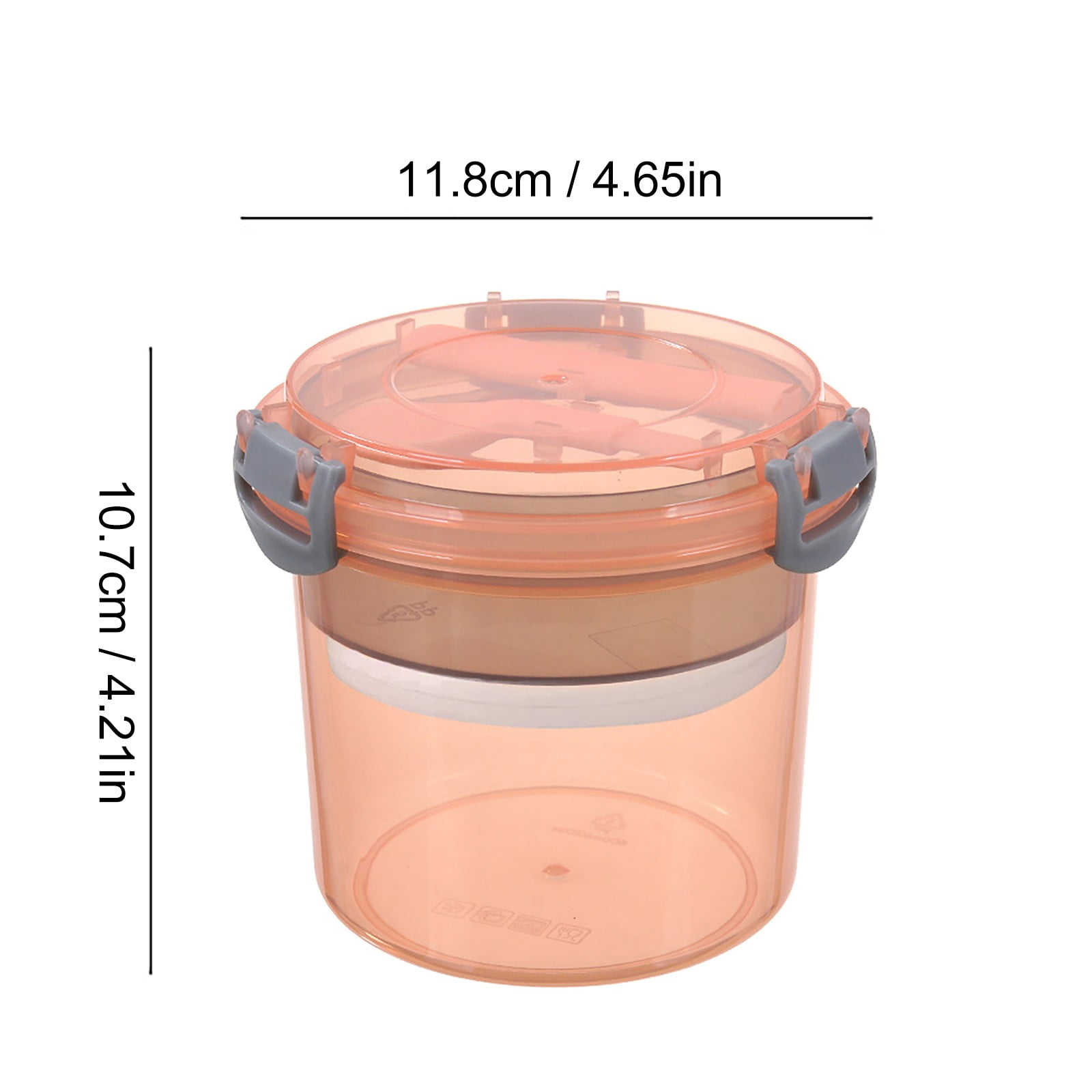 SUMELA Yogurt Containers with Lids 22 Oz, Take'n Go Breakfast Cups, Meal  Prep Container, Parfait Cups with Lids, Cereal Storage Jars with Lids for