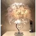 thumbnail image 2 of CM-TOP Luz de árbol bonsái para decoración de Habitaciones Lámpara De Plumas con Corazón Color Blanco, 2 of 3