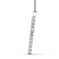 thumbnail image 3 of 1/4 Carat TW Natural Diamond Cross Pendant Necklace in 10k White Gold (G-H Color, I1 Clarity), 3 of 4