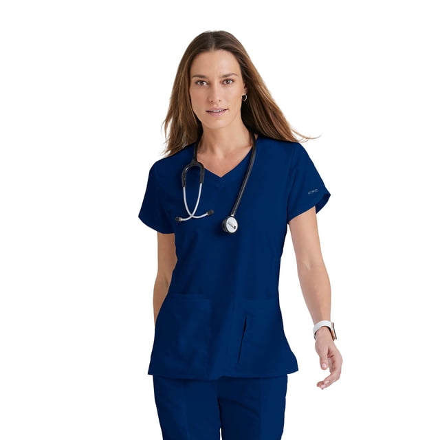 Camiseta exfoliante BARCO Grey's Anatomy Classic Cora para mujer Indigo