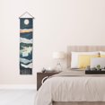 thumbnail image 3 of 1Set Narrow Tapestry Wall Hanging Long Landscape Painting Nature Landscape Tapestry for Home Bedroom Vertical Tapestry, 3 of 5