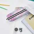thumbnail image 6 of Haiem Tie Dye Print Leather Pencil Case Art Supplies Case Zipper Pencil Pouch Stationery Storage Pencil Bag, 6 of 7