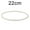 22cm, variant on 22-32cm Replacement Clear Silicone Rubber Gasket Home Pressure Cooker Seal Ring 32cm