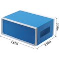 thumbnail image 2 of Caja de conexiones Zulkit, gabinete eléctrico metálico 20 x 17 x 9 cm, 2 of 8