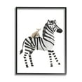 thumbnail image 2 of Stupell Industries Cute Lemur on Zebra Kids' Striped Safari Animals, 16 x 20,Design by Lucca Sheppard, 2 of 5