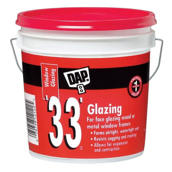 DAP 12019 Window Gazing, Paste, Slight, White, 1 gal Tub