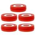 thumbnail image 1 of TEHAUX 5 Pcs Amortisseurs en Silicone Rouges pour Raquettes de Tennis Ajustement Confortable, 1 of 8