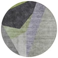 thumbnail image 2 of Addison Rugs Chantille Indoor/Outdoor Transitional Art Deco Sage Washable Round Rug, 8' x 8', 2 of 6