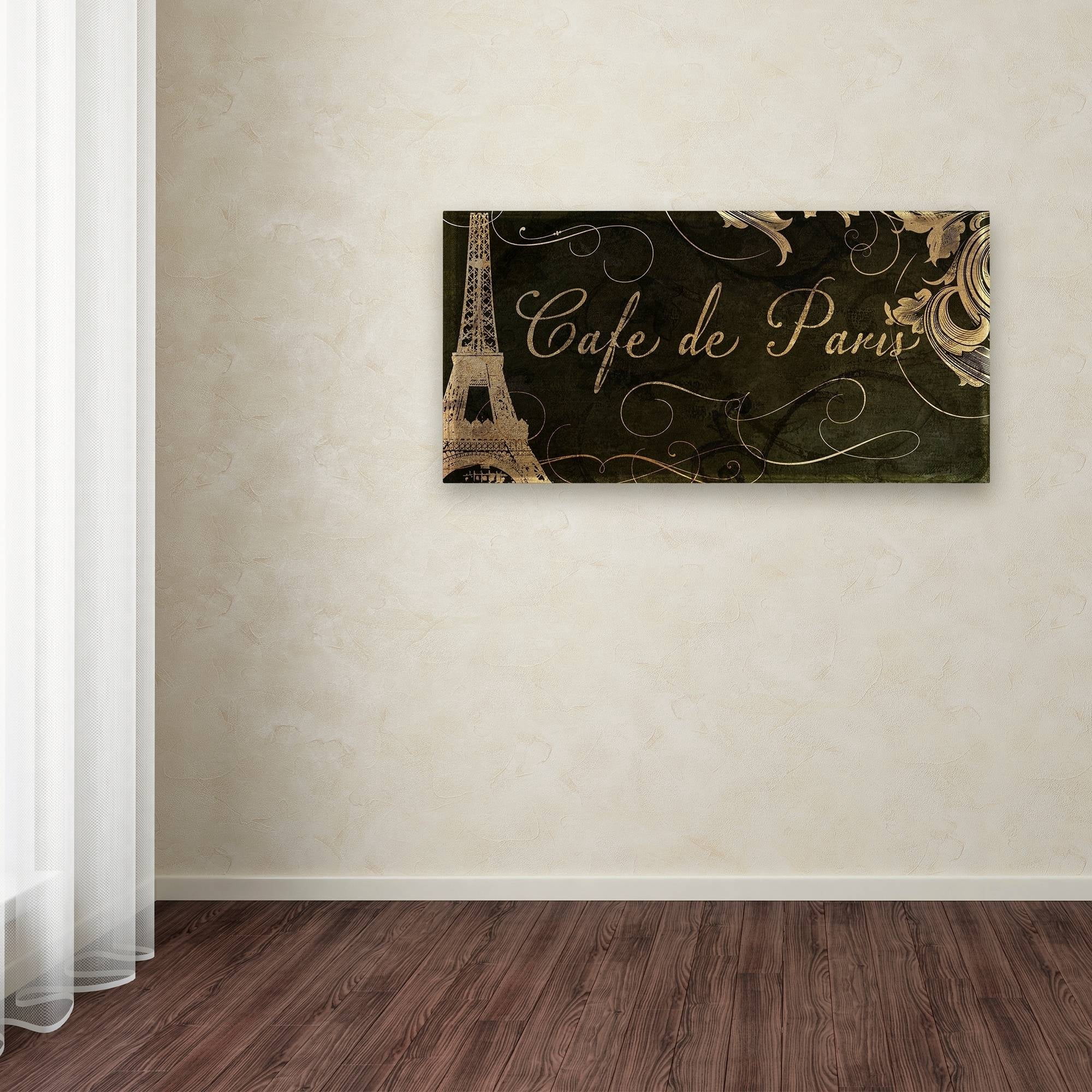 Trademark Fine Art "Cafe De Paris" Canvas Art by Color Bakery