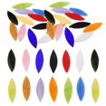 thumbnail image 4 of Leaf Shaped Glass Mosaic Tiles 28pcs Durable & Colorfast Set for DIY Crafts, Candle Holders, Photo Frames, Plates and Creative Projects, 4 of 5