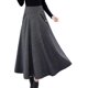 thumbnail image 1 of Falda a cuadros, falda en forma de A, falda en forma de A de cintura alta, 1 of 6