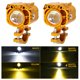 thumbnail image 1 of Faro De Motocicleta 2 faros delanteros para motocicleta, impermeables, LED para motocicleta (dorado), 1 of 8