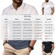 thumbnail image 3 of Camisetas de Manga Corta de los Hombres Casual Color Sólido Muesca Solapa Botón Arriba, Camiseta Transpirable para el Verano, 3 of 7