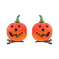 thumbnail image 5 of Creative Smiling Pumpkin Hairs Barrettes Halloween Hair Clips Halloween Hair Accessories Pumpkins Hairpins for Kid Adult, 5 of 9
