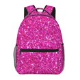 thumbnail image 1 of Balery Rose Red Glitter Mochila Escolar Impresa, Mochila Ligera para Viajes Casual, Mochila Duradera y Cómoda Multifuncional, Mochila para Laptop-One Size, 1 of 5