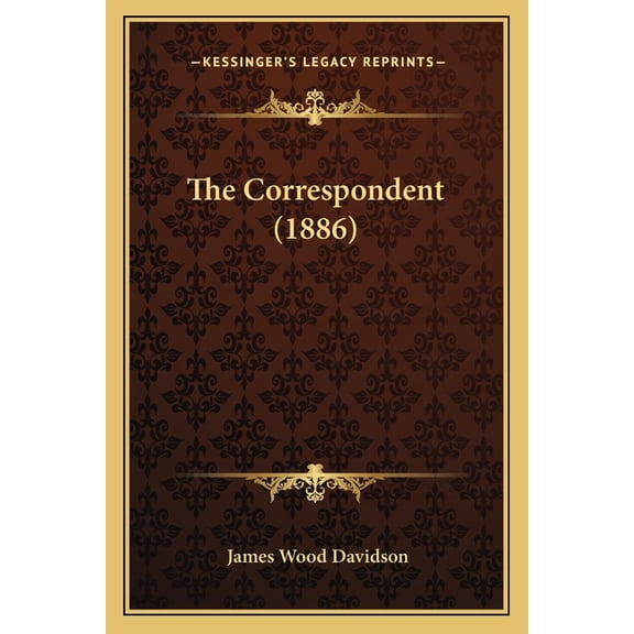 The Correspondent (1886) (Paperback)