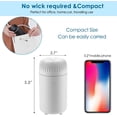 thumbnail image 3 of USB Essential Oil Diffuser for Car, Home, Office, Bedroom (White), 3 of 5