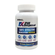 RX Pill Disposal, Safe Effective Solution to Destroy Prescription Medication Drug Medicines, Large 40% More Capacity (1 Pack)