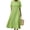 Green, variant on Xaqiouau Women's Short Sleeve Maxi Dress Peter Pan Collar Button Decor Linen Blend Loose Casual Summer Beach Dress