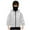 White, variant on CYRBOKO Kids' Jackets with Face Mask, Thermal Sports Full Zip Hooded Outerwear for Cycling Red Size 10-11 T