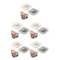 thumbnail image 2 of kurtrusly 2pack/lot Square Drain Cover For Shower With Small And Tight Holes For Efficient Drainage Easy 5Set, 2 of 6