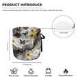 thumbnail image 4 of ZUXONGSY Marble Print Butterfly Teapot Cover Tea Pot Cozies Double-Sided with Elastic Band Drawstring Dustproof Soft Breakfast Pot Protector Wear-Resistant for Home Kitchen Table Decor, 4 of 6