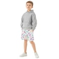 thumbnail image 6 of Light Leopard Pattern Athletic Shorts Breathable with Comfort Fit Drawstring Casual Sweatshorts X-Large, 6 of 9