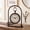 Black, variant on MODE HOME Vintage Metal Table Clock, Farmhouse Table Clock, Small Black Silent Non-Ticking Battery Operated Desk and Shelf Clocks for Home Kitchen Living Room Bedroom Decor