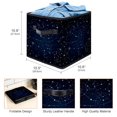 thumbnail image 3 of Gemini Constellation Foldable Cube Organizer with Handle, 10.8"x10.5"x10.6", Large Capacity Clothes Storage Containers Basket, 3 of 6