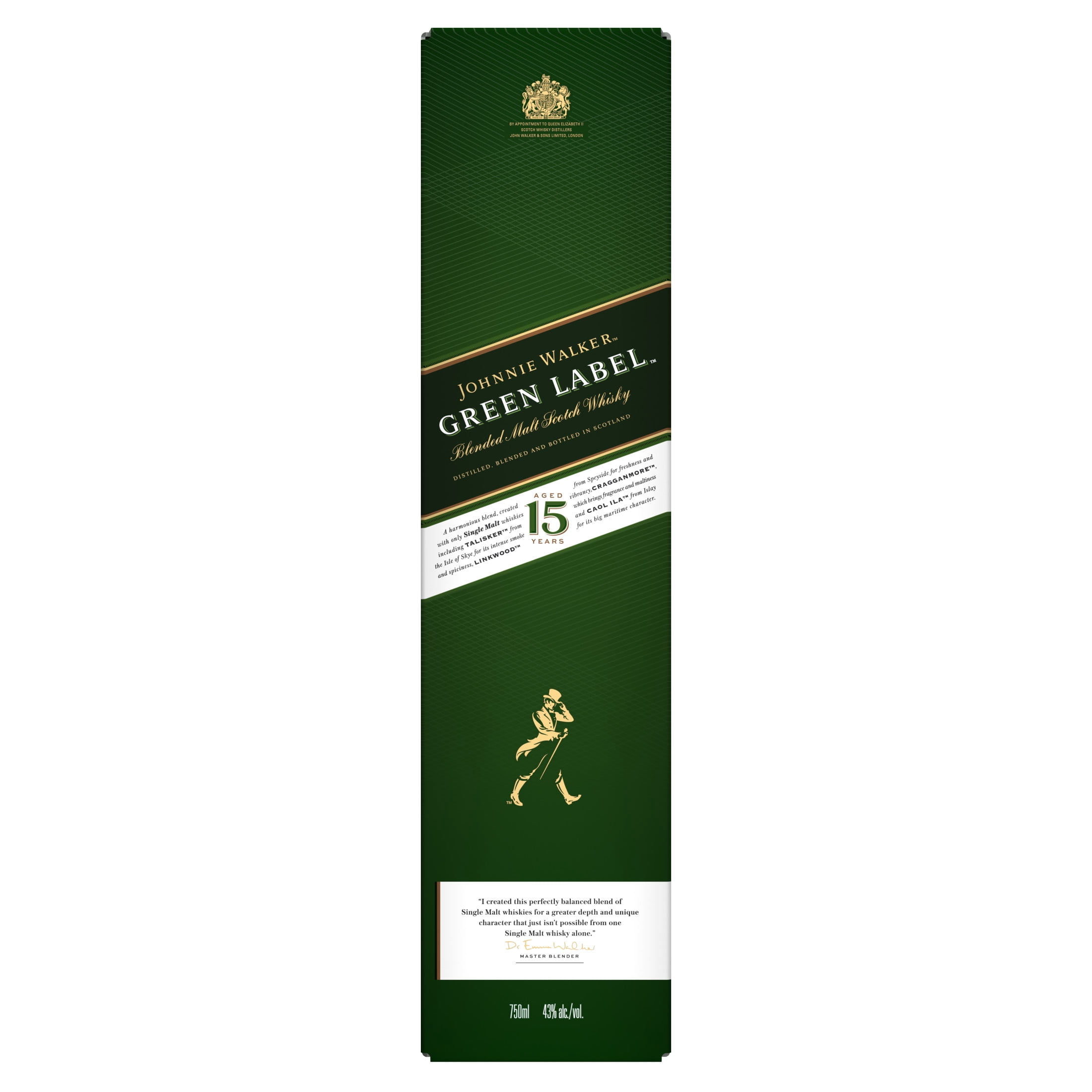 Johnnie Walker, Blended Malt Scotch Whisky, 750 mL, 43% ABV