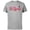 Athletic Heather, variant on Disney Mickey & Minnie Valentine's Day 2026 Script Logo Trip - Short Sleeve Cotton T-Shirt for Adults - Customized-Athletic Heather