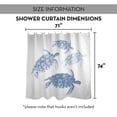 thumbnail image 7 of Creative Products Sea Turtle Team 1 71x74 Shower Curtain, 7 of 7