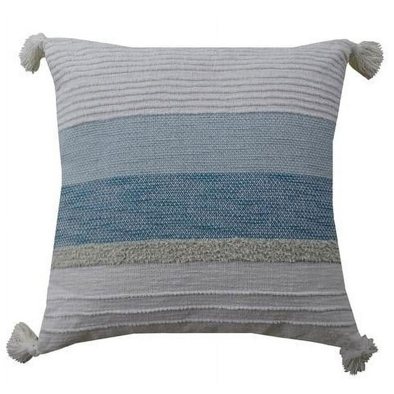 Blue Breeze Throw Pillow 22"X22" Handloom