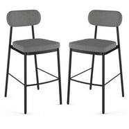 Poly & Bark Paxton 24” Counter Stool in Grey (Set of 3) - Walmart.com
