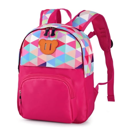 Vbiger Toddler Backpack Kids' Cartoon Carrying Bag Schoolbag
