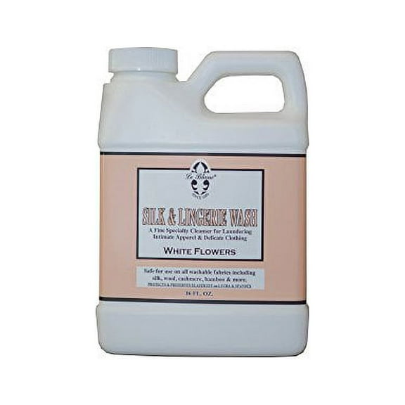 Le Blanc® White Flowers Silk & Lingerie Wash – Luxury Laundry Cleanser for Delicates- 16oz. (1 pack)