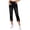 Black, variant on 3/4 Length Pants Womens Capri Jeans Mid-Rise Slim Fit Cross Cuff Denim Pants Summer Comfy Outdoor Jeans with 4 Pockets
