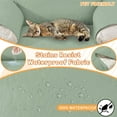 thumbnail image 3 of XUELC 100% Waterproof Recliner Cover w/ Elastic Straps & Anti-Slip Grip  Pet Proof Furniture Protector Storage Pockets Washable, 3 of 6