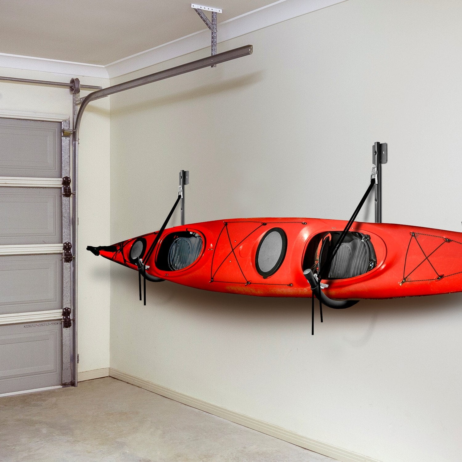 Rad Sportz Kayak Hoist Overhead Pulley System 125lb Capacity for Canoes Bikes Ladders Kayak Storage 12 foot Ceilings Heavy Duty Garage Storage Solution Walmart