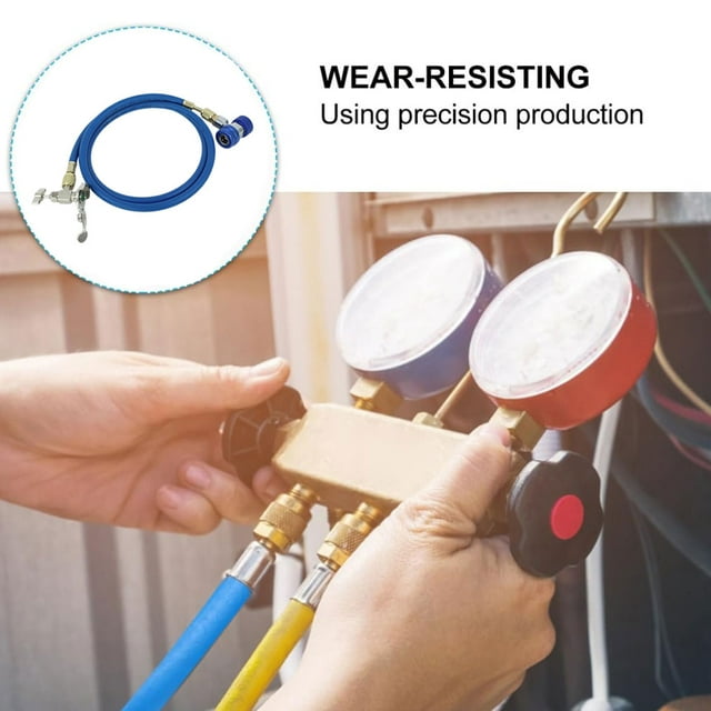 maskred Air Conditioning Tool Car Air Conditioner Hose Recharging Tool Recharging Hose 1Set
