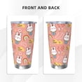 thumbnail image 3 of Goofa Rabbit So Cute for 20 oz Skinny Tumbler Stainless Steel Coffee Mug Slim Vacuum Insulated Travel Cup Car Cup-Straw Three-piece Set, 3 of 8