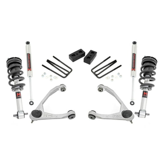 Rough Country 3.5" Lift Kit w/M1 Struts for 14-18 Chevy/GMC 1500 2WD - 19840 Fits select: 2014-2016 CHEVROLET SILVERADO, 2014-2016 GMC SIERRA