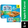 Kellogg's Nutri-Grain Apple and Carrot Chewy Soft Baked Breakfast Bars, Ready-to-Eat, 9.8 oz, 8 Count
